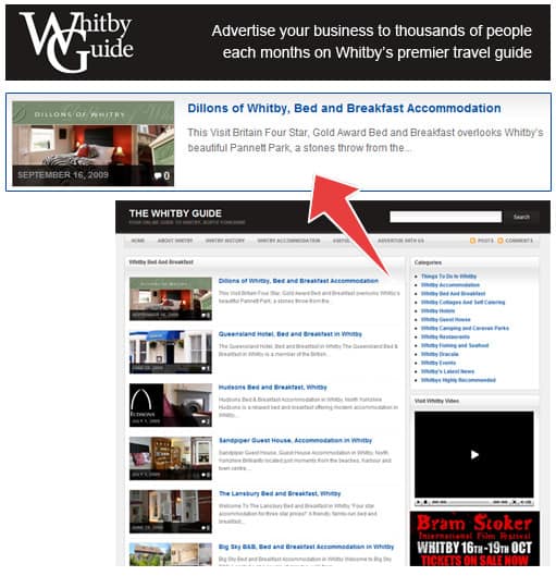 Get a featured listing on the Whitby Guide Get a featured listing on the Whitby Guide