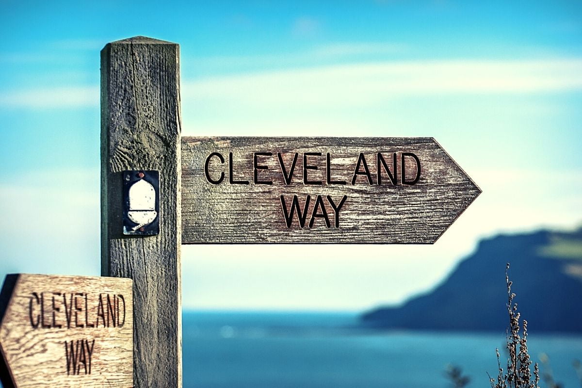 Cleveland Way Signpost