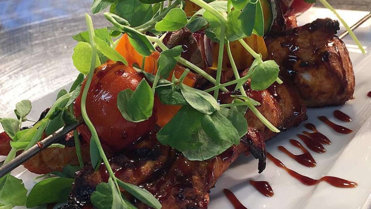 Food served at Abbey Wharf