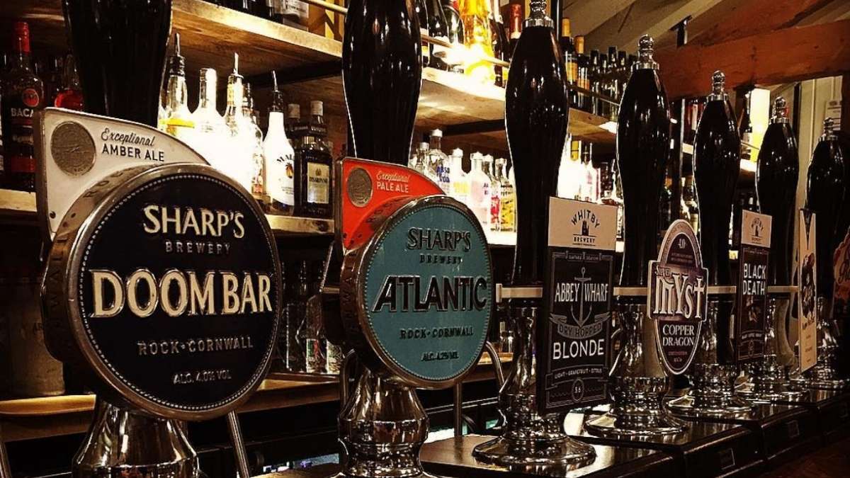 Drafts beers at Abbey Wharf