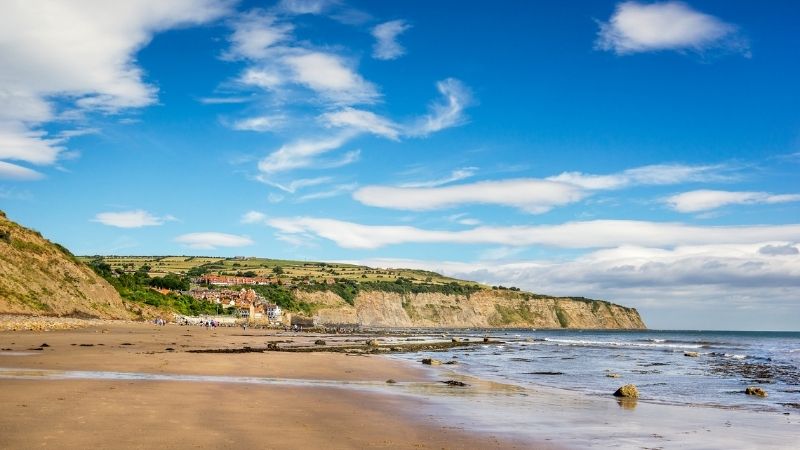 Exploring the beach is on of the best things to do in Robin Hood's Bay