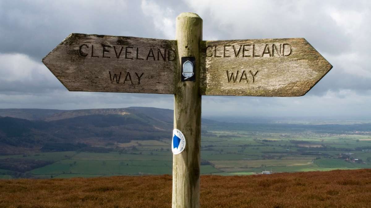 Cleveland Way Sign Post