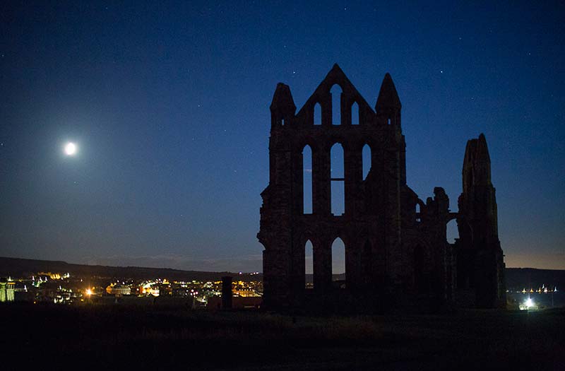 Whitby Abbey at Night