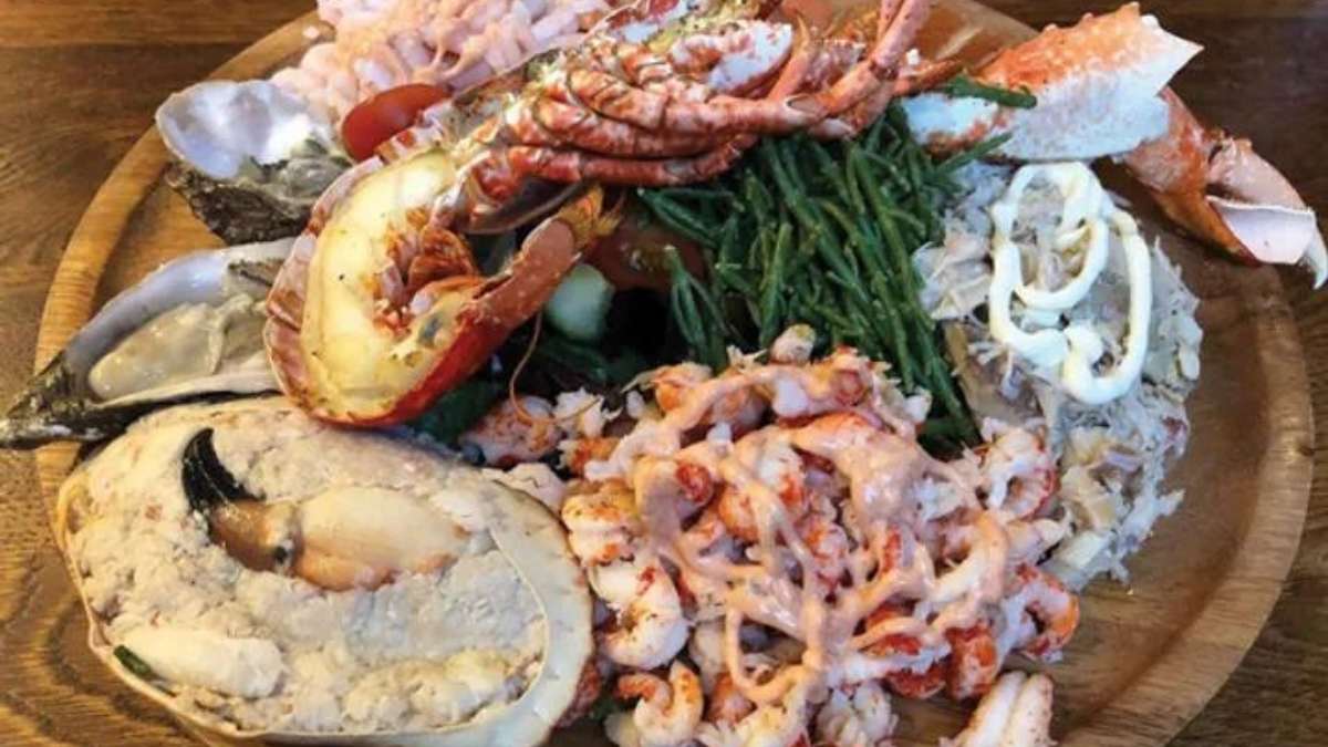Albert's Eatery seafood platter
