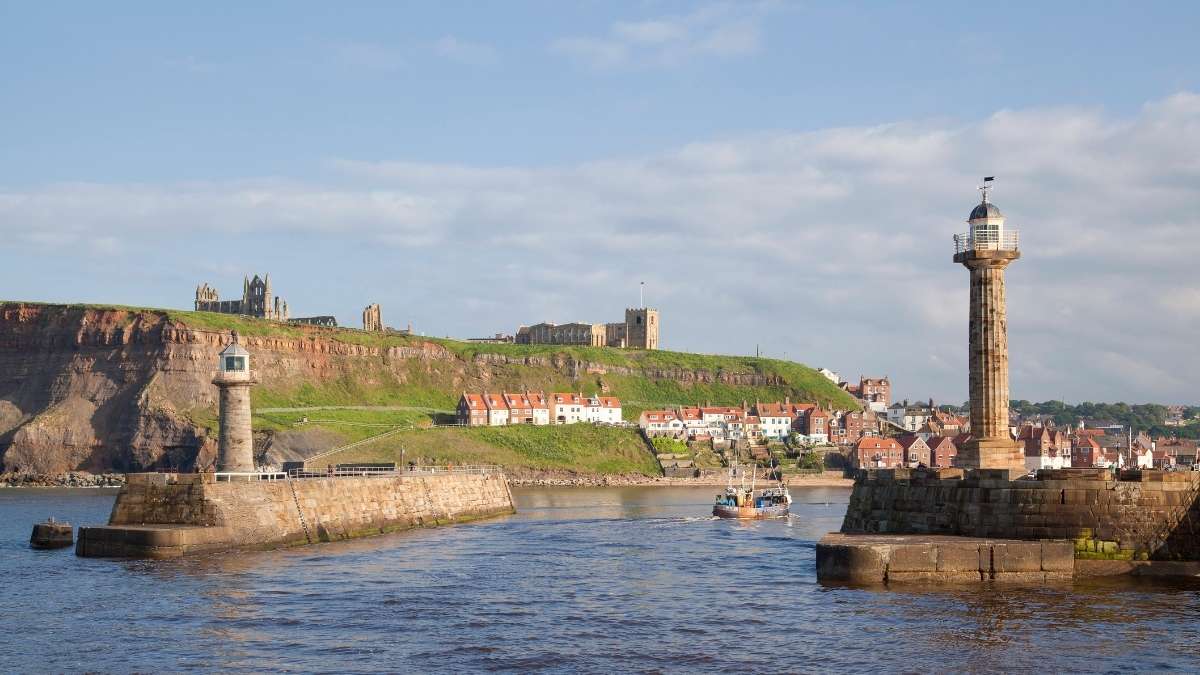 Whitby Harbour Lighthouses