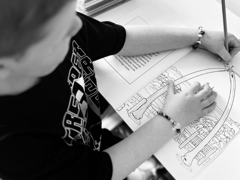 Whitby colouring book. Whitby colouring book.