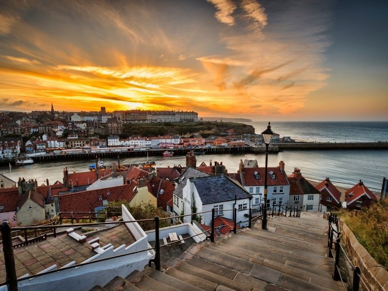 Whitby's famous 199 Steps. Whitby's famous 199 Steps.