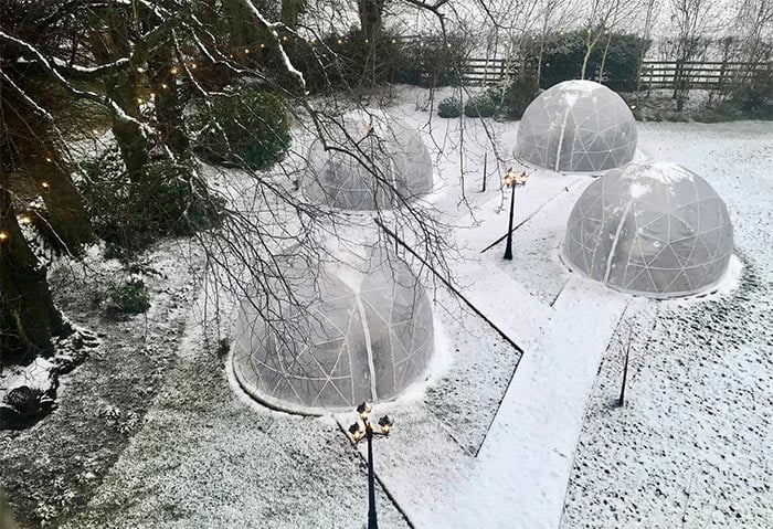 Igloos at Goathland's Mallyan Spout Hotel