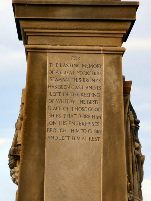 Captain Cook Monument in Whitby.