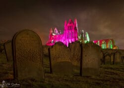 Dracula's graveyard canvas print.