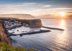 Staithes Harbour Canvas