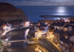 Staithes moonlight canvas