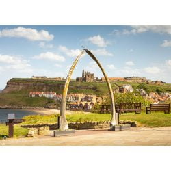 Whitby On A Sunny Spring Day Canvas