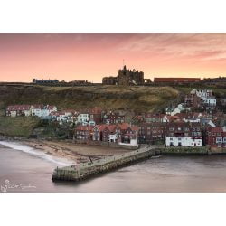 Whitby East Cliff Canvas