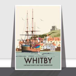 Captain Cook's HMS Endeavour Print