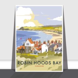 Robin Hood's Bay Digital Art Print