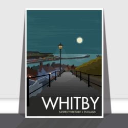199 Steps Whitby, Digital Art Print By Georgina Westley