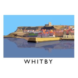 Whitby Harbour Greeting Card By Richard O'Neill