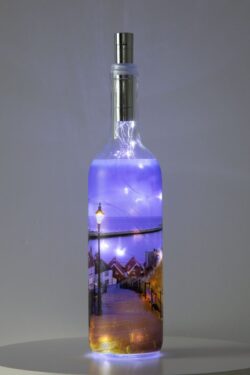 199 Steps At Night Light Up Bottle Lamp