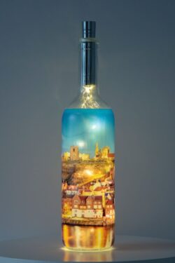 Reflections Over The Esk Light Up Bottle Lamp