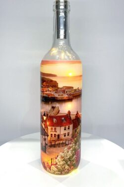 199 Steps Summer Sunset Light Up Bottle Lamp