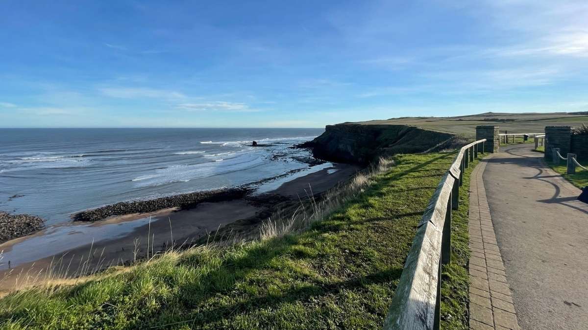 Robin Hood's Bay Walk Approaching Saltwick Bay