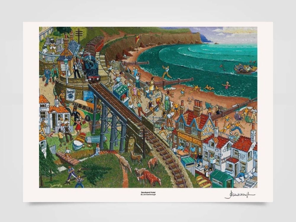 Joe Scarborough Sandsend Hotel Print