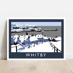 199 Steps In The Snow Whitby