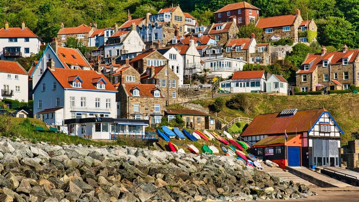 Runswick Bay Red Roofs