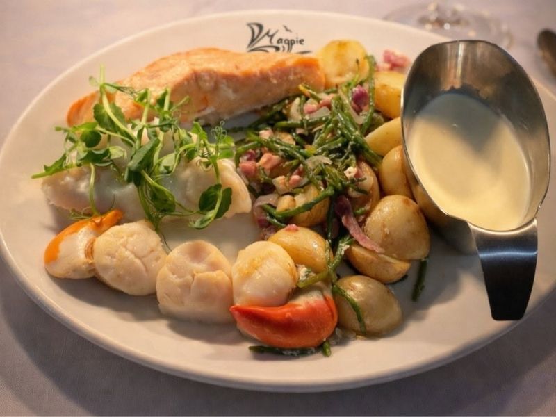 Seafood at the Magpie Cafe in Whitby. Seafood at the Magpie Cafe in Whitby.