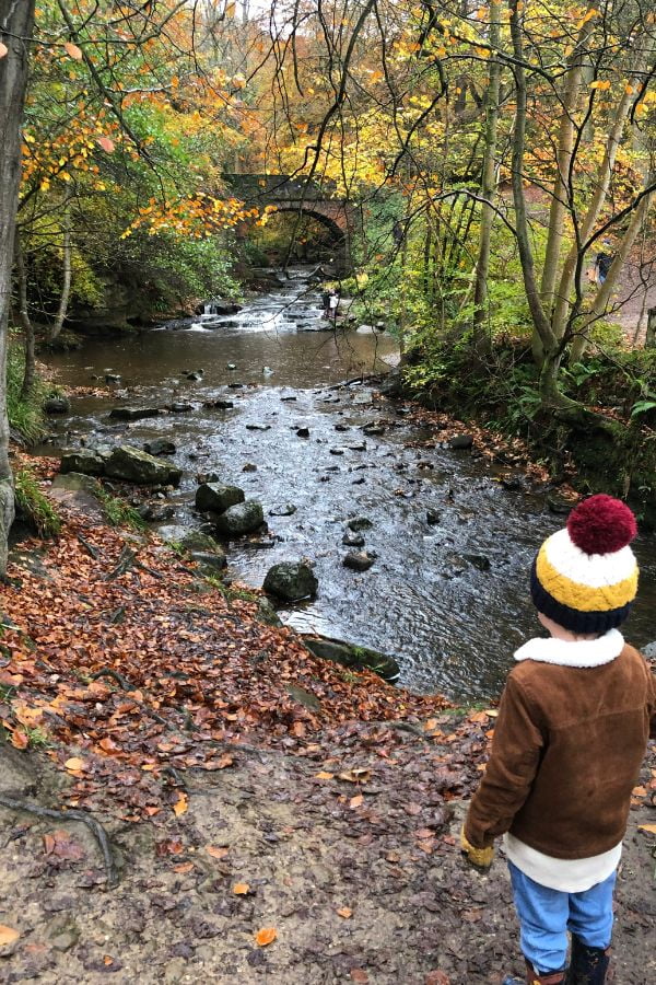 May Beck Child taking part in May Beck walk.