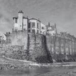 Robin Hoods Bay Black and White.