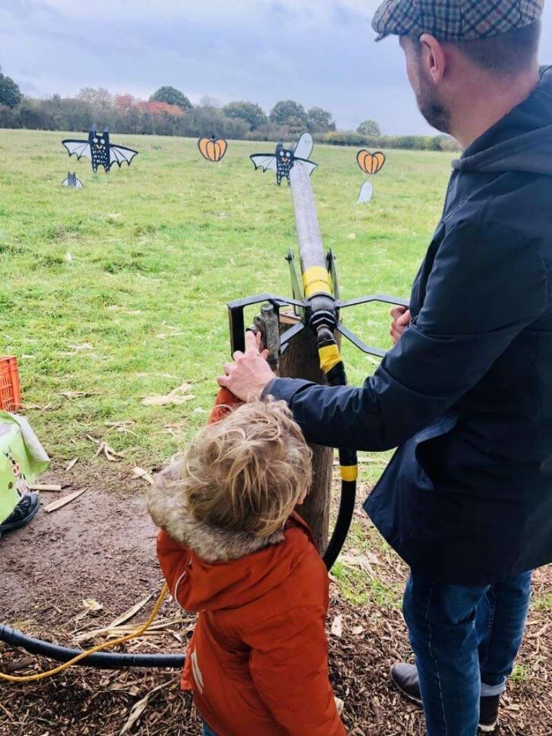 Corn Cannon at Piglets Farm just a short drive from Whitby