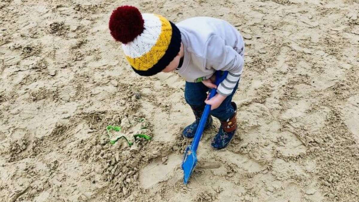 Sandpit at Piglets Farm