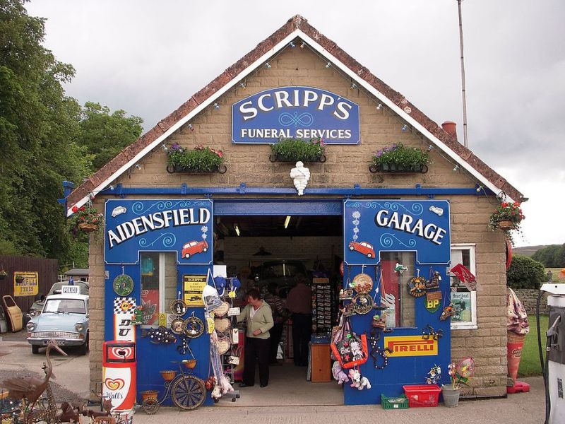 Aidensfield Garage. Aidensfield Garage.