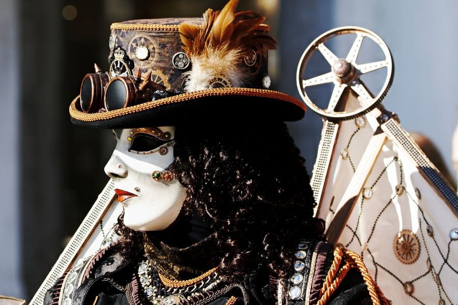 Elaborate Steampunk Costume. Elaborate Steampunk Costume.
