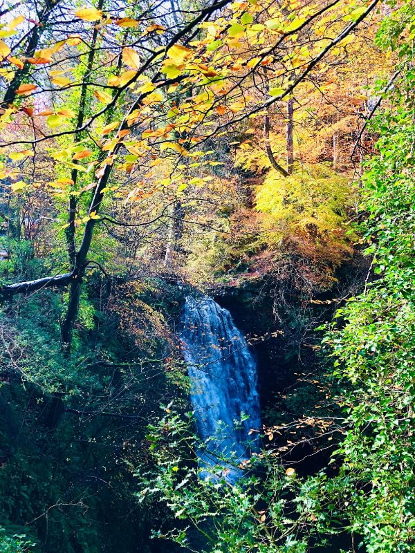 Falling Foss Waterfall. Falling Foss Waterfall.