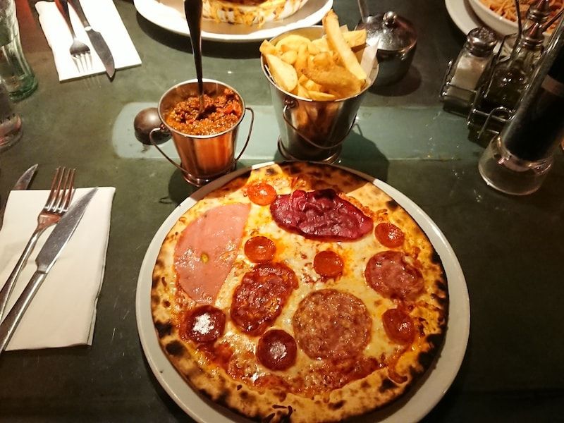Wood fired pizza from Moutrey's in Whitby