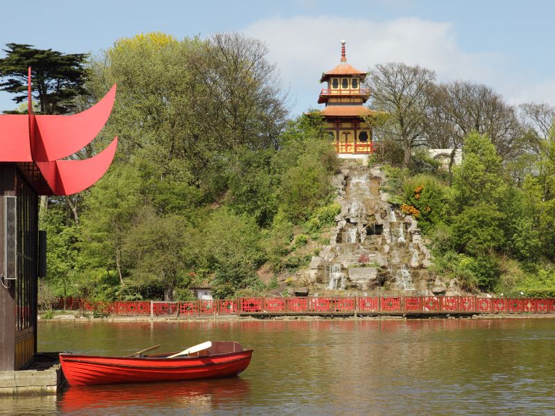 Peasholm Park in Scarborough Peasholm Park in Scarborough