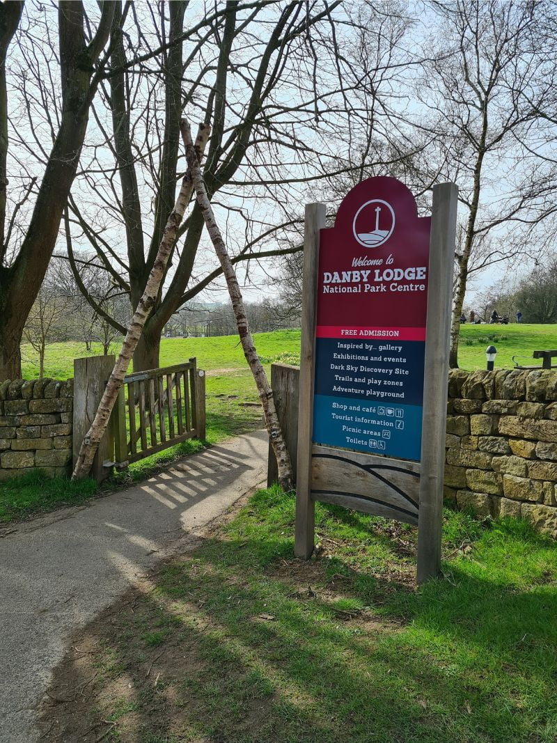 Danby Lodge entrance Danby Lodge entrance