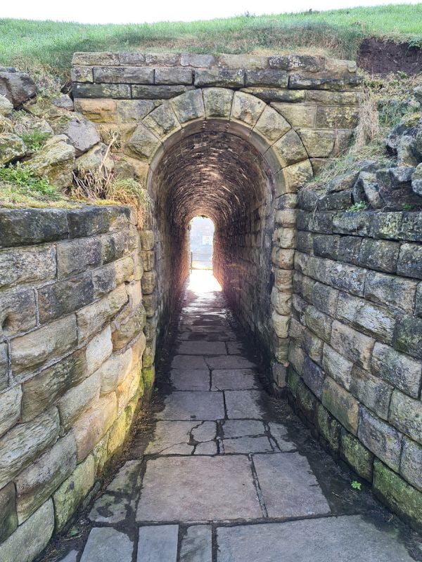 Tunnel on Khyber Pass in Whitby, also known as Dracula's Tunnel or the Screaming Tunnel