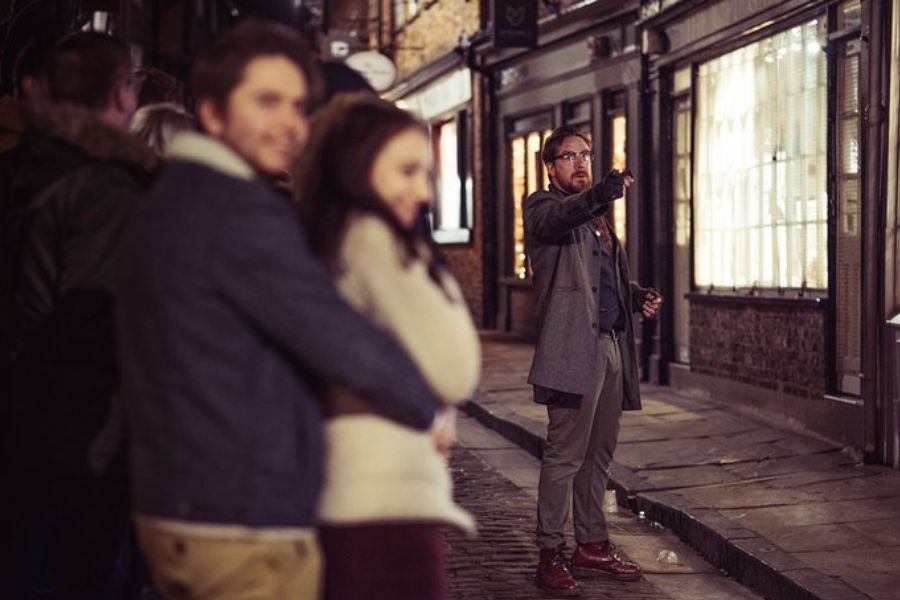 The theatrical style of the ghost walk is something we love.