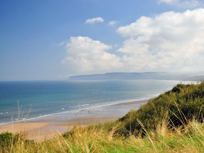Filey-Beach Filey Beach.
