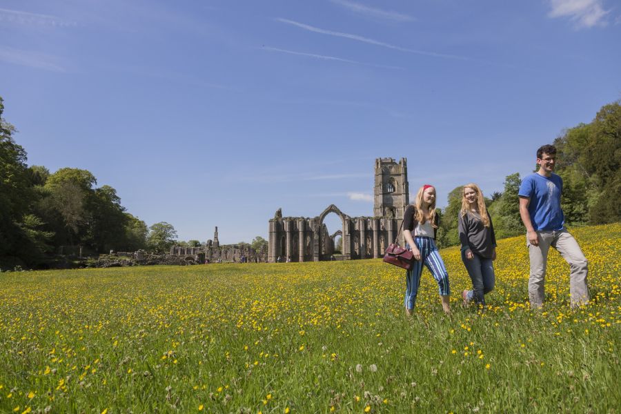 Fountains Abbey and Studley Royal Water Garden, Ripon.
