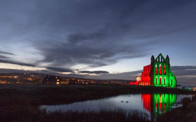 Whitby Abbey Illuminated Whitby Abbey Illuminated