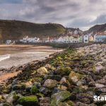 Does Staithes have a sandy beach?