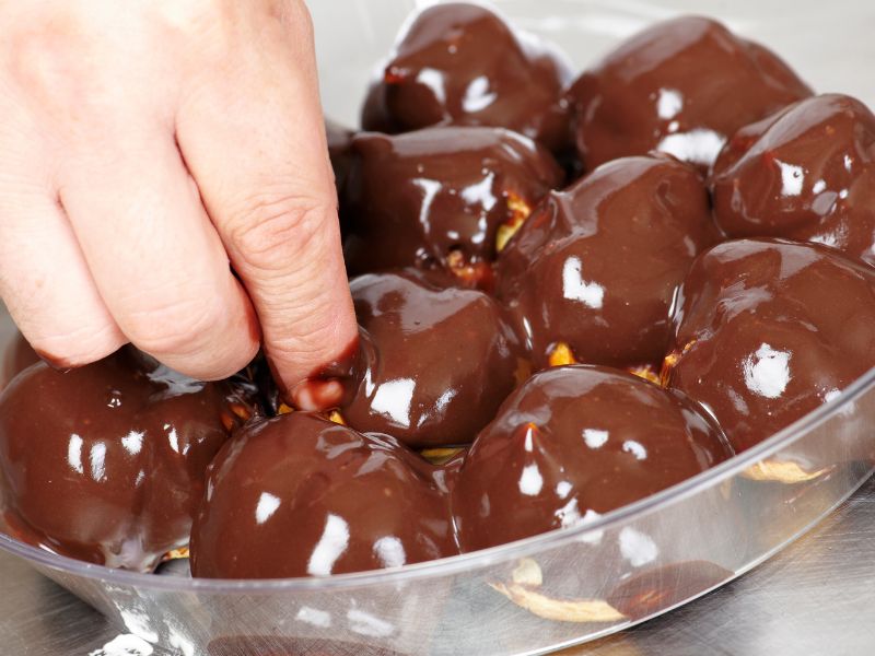 Yorkshire pudding profiteroles.