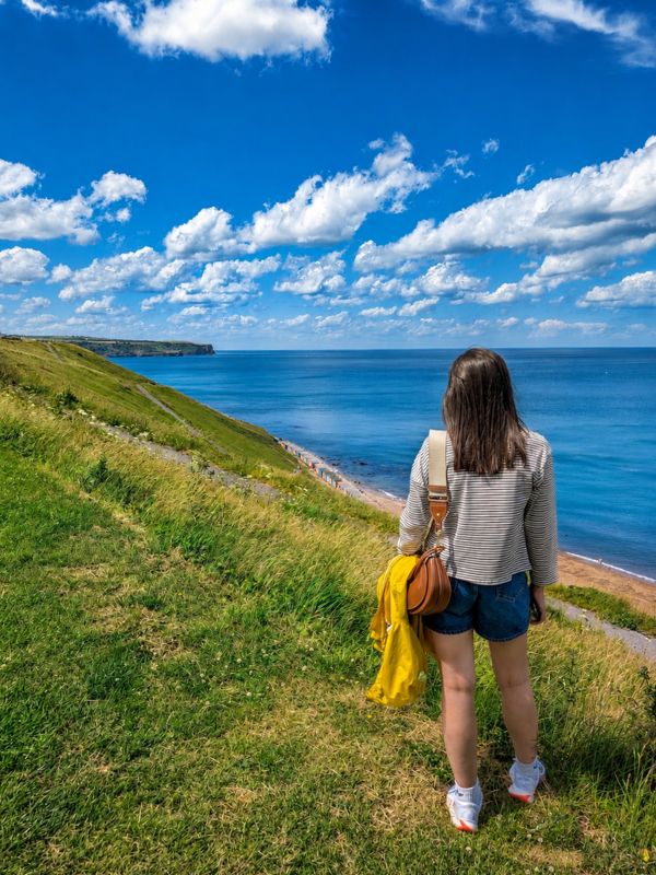 Whitby to Sandsend walk with a beautiful view.
