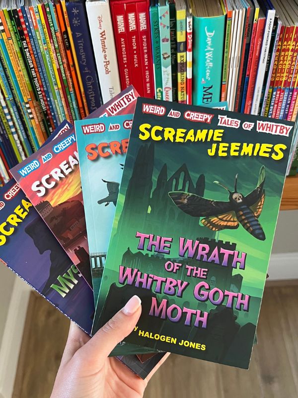 Screamie-Jeemies-1 The Wrath of the Whitby Goth Moth and other Screamie Jeemies Stories.