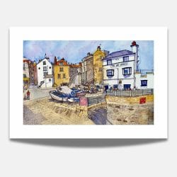 Robin Hood’s Bay Harbour by Robert Coldwell